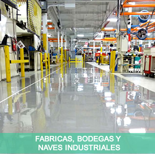 Pisos y recumbrimientos para la industria, naves industriales y plantas