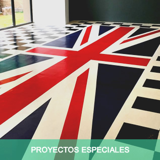 Pisos y recumbrimientos para proyectos especiales
